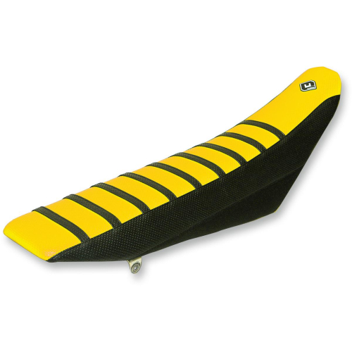 FLU Designs Inc. - FLU Designs Inc. Pro Rib Seat Covers - Black/Yellow/Black - 45506