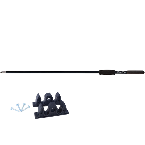 Panther Products - Panther 8&#39; King Pin Anchor Pole - 1-Piece - Black