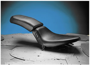 Le Pera - Le Pera Bare Bones Solo Seat - Biker Gel - Vinyl - LGN-007