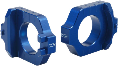 Works Connection - Works Connection Elite Axle Blocks - Blue - 17-235