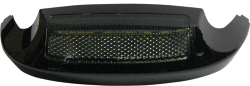 Custom Dynamics - Custom Dynamics LED Front Fender Tip Housing - Amber LED/Smoke Lens - GEN-FT-AS-BLK