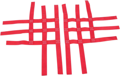 Motorsport Products - Motorsport Products Replacement EZ-FIT Nerf Bar Nets - Red - 81-0203