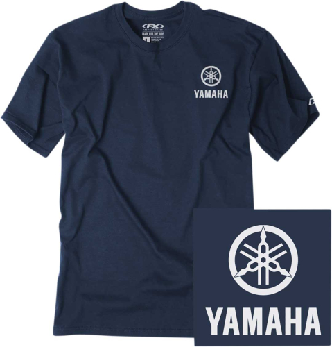 Factory Effex - Factory Effex Yamaha Icon T-Shirt - 24-87202 - Navy - Medium