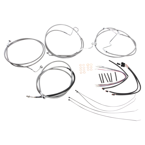 Magnum - Magnum Stainless Steel XR Handlebar Installation Kit for 15-17in. Ape - 589342