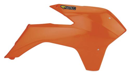 Cycra - Cycra Powerflow Intake Radiator Shrouds with Air Box Cover - Orange - 1897-22