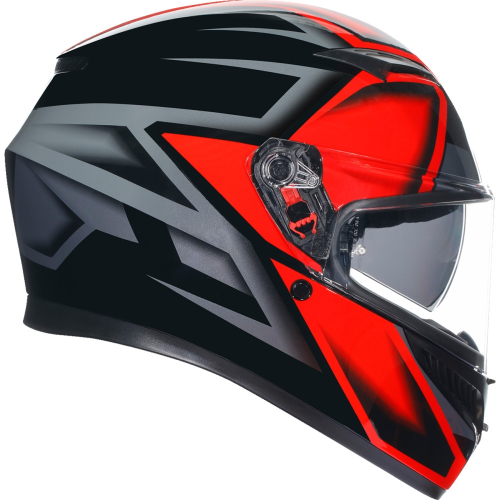 AGV - AGV K3 Compound Helmet - 21183810040092X - Compound Black/Red - 2XL
