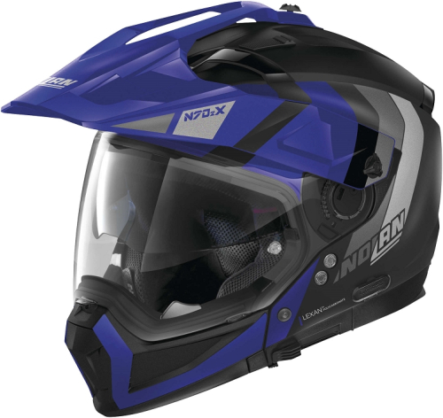 Nolan - Nolan N70-2 X Decurio Graphic Helmet - 393526 - Flat Black/Blue - X-Small