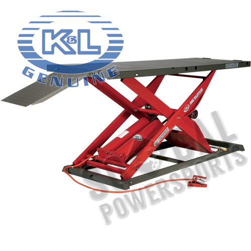 K&L Supply - K&L Supply MC625R Air Lift - Gray/Red - 35-6355