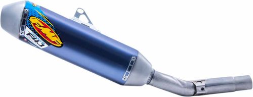 FMF Racing - FMF Racing Factory 4.1 RCT Slip-On - Blue Anodized Titanium Muffler - Carbon Fiber End Cap - 042396