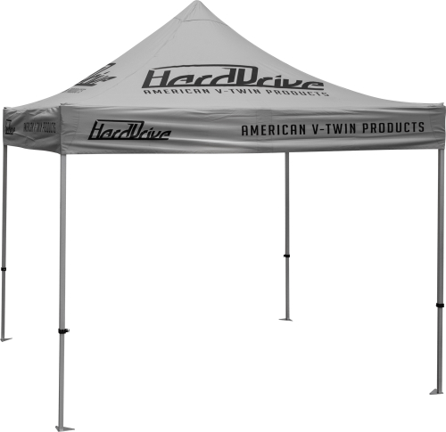 HardDrive - HardDrive Canopy - 10X10 - Gray/Black With Logo - 810-9895