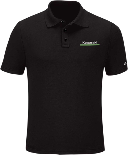 Factory Effex - Factory Effex Kawasaki Polo Shirt - 25-85102 - Black - Medium