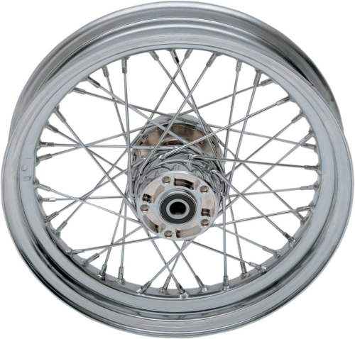 Drag Specialties - Drag Specialties Laced 40 Spoke Rear Wheel - 16x3 - Chrome - 64437