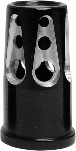 Avon Grips - Avon Grips Valve Stem Caps - Gatlin - Black - SVC-310-ANO-GAT