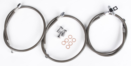 Streamline - Streamline 3-Line Brake Line Kit (+2in.) - Smoke - RAP-F-2SMOKE