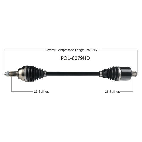 Open Trail - Open Trail HD 2.0 Rear Axle - POL-6079HD