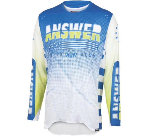 Answer - Answer Elite Revolution Jersey - 447171 - White/Blue - X-Small
