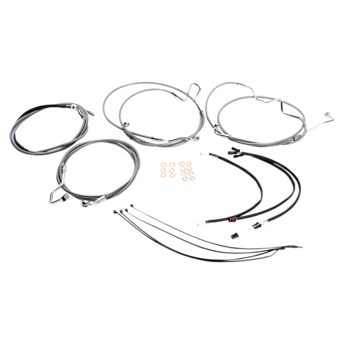 Magnum - Magnum Stainless Steel XR Handlebar Installation Kit for 15-17in. Ape - 589872