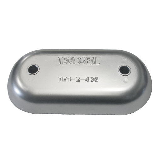 Tecnoseal - Tecnoseal Magnesium Hull Plate Anode 8-3/8" x 4-1/32" x 1-1/16"