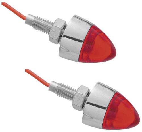 Pro-One Performance - Pro-One Performance Mini Bullet LED Marker Lights - Red Lens - 402270