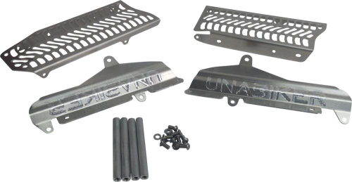 Unabiker - Unabiker Radiator Guards - Black - SRMZ45018-K