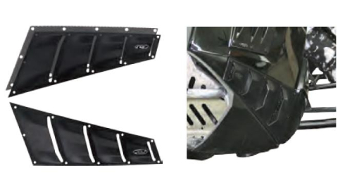 Proven Design Products - Proven Design Products Polaris Vents - Black - V-RMKBTBB