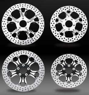 Performance Machine - Performance Machine Luxe Two-Piece Brake Rotor -  11.5in. - Platinum Cut - 0133-1522GATS-BMP