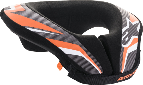 Alpinestars - Alpinestars Sequence Youth Neck Roll - 6741018-148-LXL - Black/Anthracite/Orange - LG-XL