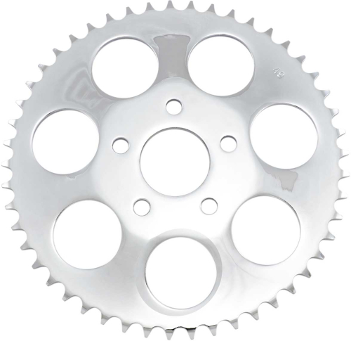 Drag Specialties - Drag Specialties Dished Rear Wheel Sprocket - Chrome - 49T - 17512P-BX20