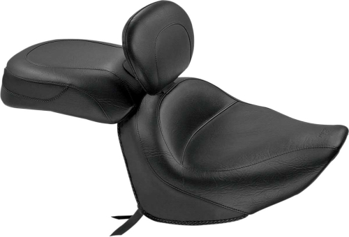Mustang - Mustang Wide Touring Two-Piece Seat with Driver Backrest - Vintage - 79551