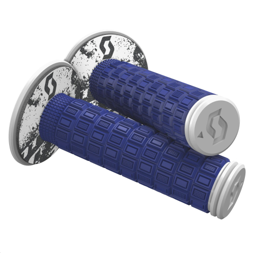 Scott USA - Scott USA Mellow ATV Grips - Blue/White - 269305-1006