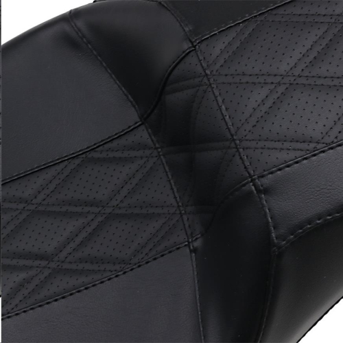 Le Pera - Le Pera Outcast GT 2UP Seat - Perforated Black Double Diamond - LK-997GT2