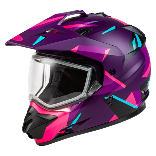 G-Max - G-Max GM-11S Ripcord Adventure Snow Helmet - A2114913 - Matte Purple/Pink - X-Small