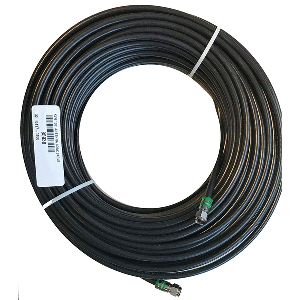 KVH - KVH 100&#39; RG-6 Coax Cable TV1, TV3, TV5, TV6 &amp; UHD7 f/Connector Ends