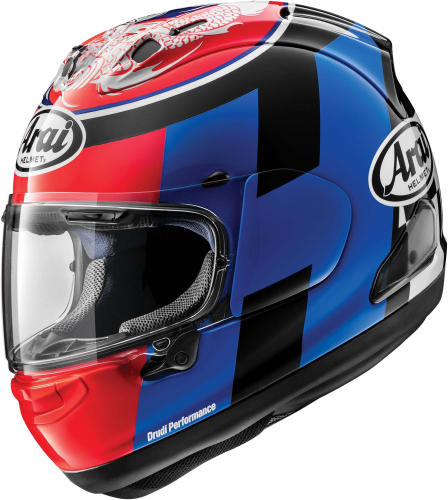 Arai Helmets - Arai Helmets Corsair-X Haslam Helmet - 685311170118 - Red/Blue - X-Small