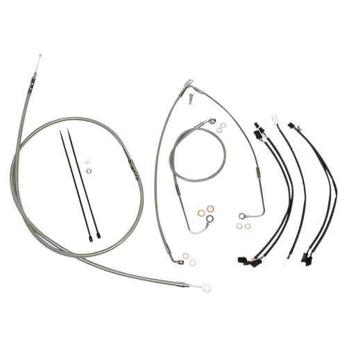 Magnum - Magnum Stainless Steel XR Handlebar Installation Kit for 15-17in. Ape - 589782