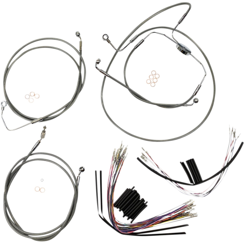 Magnum - Magnum Stainless Steel XR Handlebar Installation Kit for 15-17in. Ape - 589002