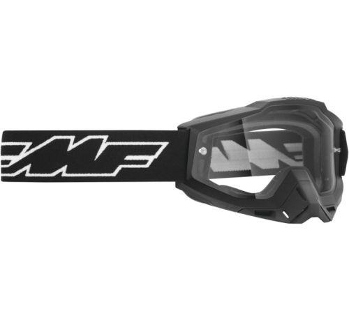 FMF Racing - FMF Racing PowerBomb Enduro Rocket Goggles - F-50038-00001 - Rocket Black / Clear Lens - OSFM