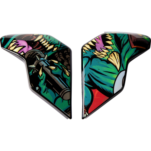 Icon - Icon Side Plates for Airflite Blegh MIPS Helmets - Red - 0133-1498