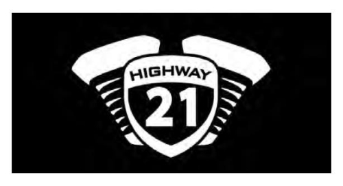 Highway 21 - Highway 21 3x6 Highway 21 Banner - HWY 21 3X6 BLACK