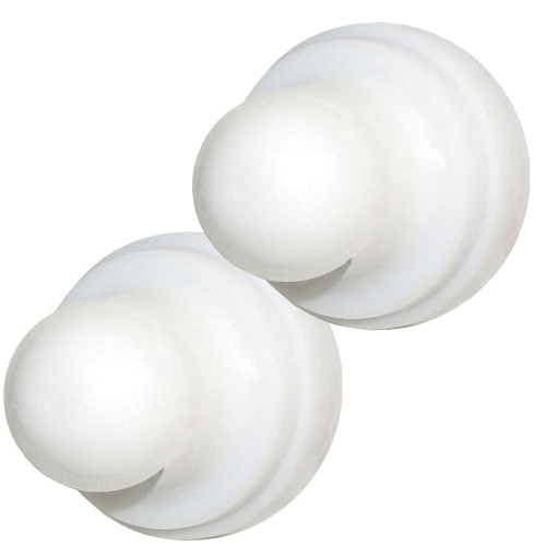 Blue Sea Systems - Blue Sea 4136 Push Button Reset Only Circuit Breaker Boot - White - 2-Pack