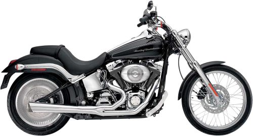 SuperTrapp - SuperTrapp 2-Into-1 Supermeg Exhaust System - Chrome - 828-71454