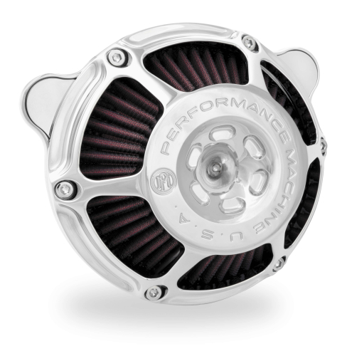 Performance Machine - Performance Machine Max HP Air Cleaner - Chrome - 0206-2124-CH