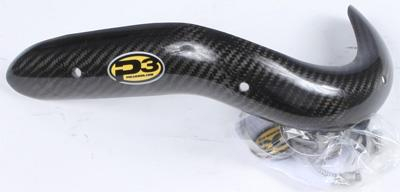 P3 - P3 Header Heat Shield - Carbon Fiber - 201053