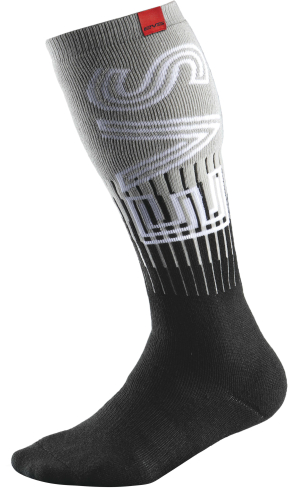 EVS - EVS Moto Torino Socks - MSOCKT-BK/GY-L/XL - Black/Gray - Lg-XL