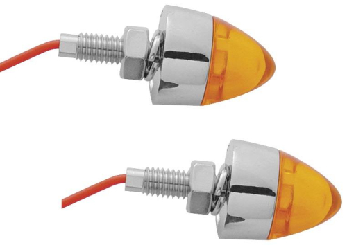 Pro-One Performance - Pro-One Performance Mini Bullet LED Marker Lights - Amber Lens - 402250