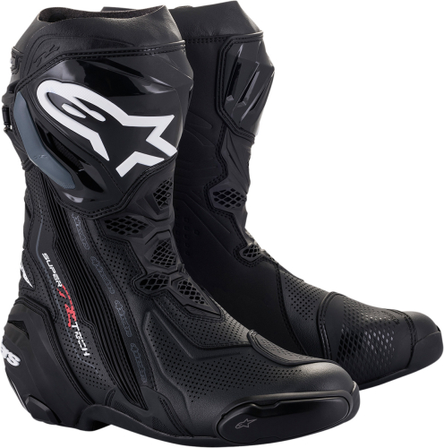 Alpinestars - Alpinestars Supertech R Vented Boots - 2220121-10-40 - Black - 6.5