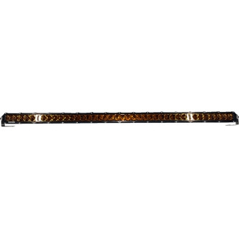 Heretic Studio - Heretic Studio 6-Series Light Bar -40in.(45in. x 2in. x 1.5in.)- Black Combination Spot/Flood Light with Amber Lens - 54009