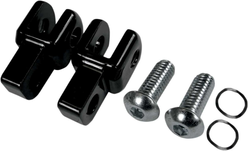 LA Choppers - LA Choppers Footpeg Relocation Clevis - Black - LA-7202-00B