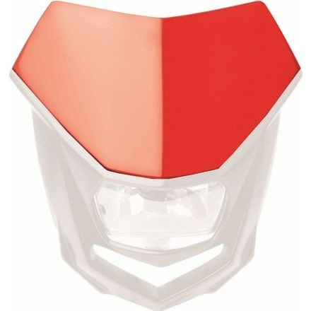 Polisport - Polisport Halo Headlight Removable Number Plate - Red - 8657400022