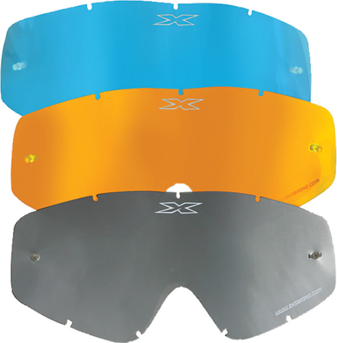EKS Brand - EKS Brand Replacement Lens for X-Grom Goggles - Blue Mirror - 067-42225